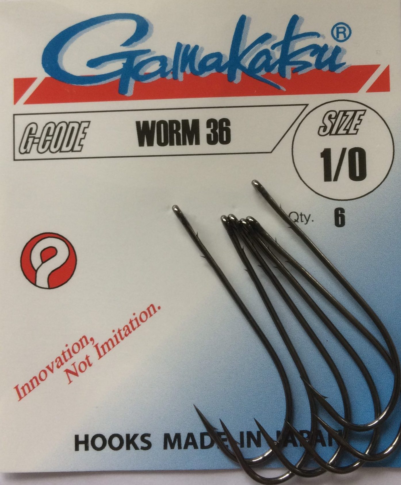 Gamakatsu Worm 36 - Gamakatsu Hooks UK